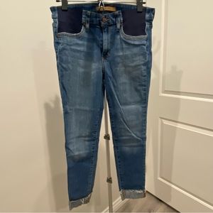 Joe’s cropped maternity jeans